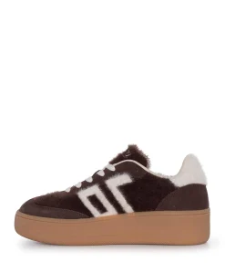 XXL dames sneakers bruin