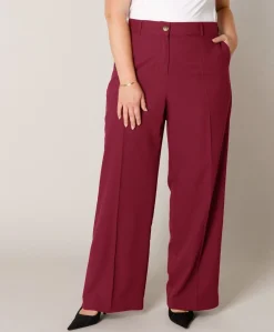 Yunia dames broek bordeaux